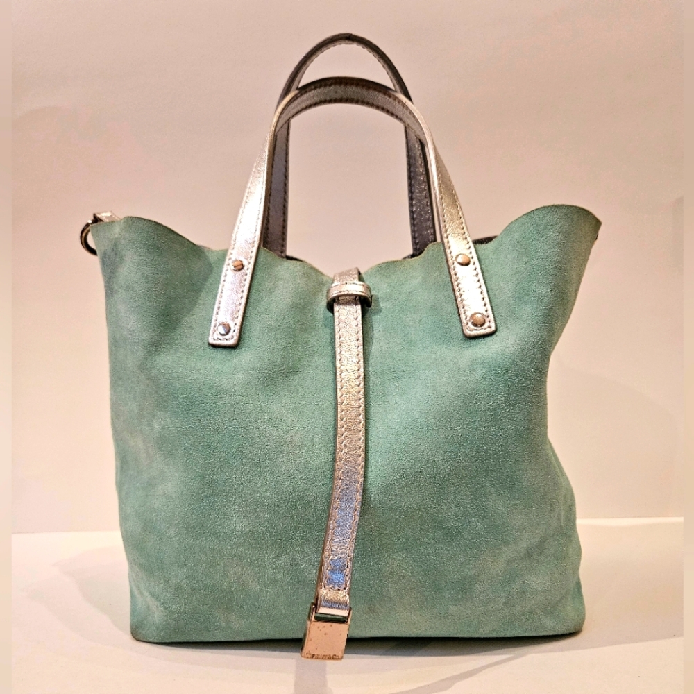 Tiffany & Co. Suede Reversible Tote with Pouch